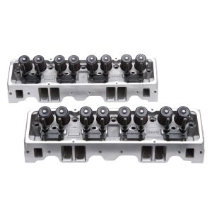EDELBROCK E-STREET CYLINDER HEADS ASSY 185cc/70cc FITS CHEV SB PAIR